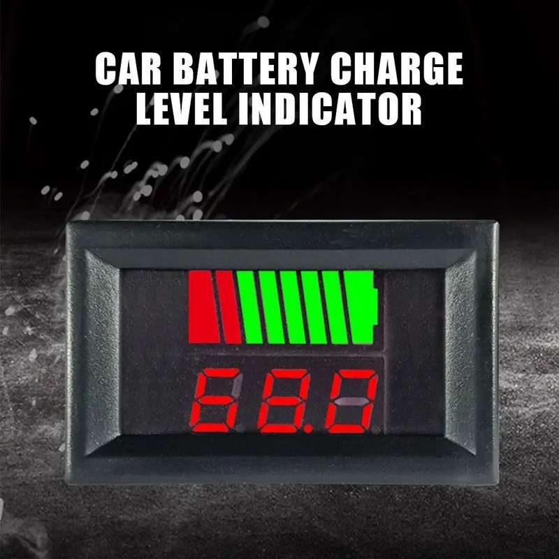 Voltmeter DC 12V, 24V, 36V, 48V, 60V (Auto Sensing) with Adjustable Voltage Screw **LOCAL STOCK**