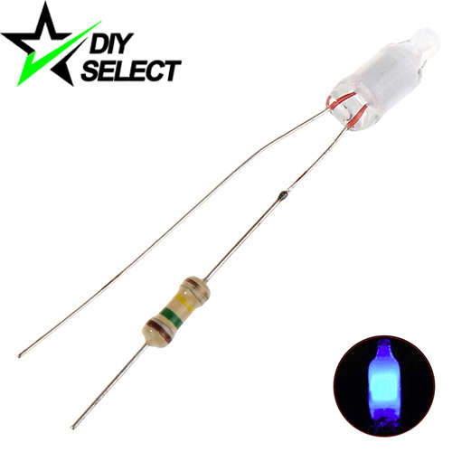 5mm Neon Bulb 220V AC Blue **LOCAL STOCK**