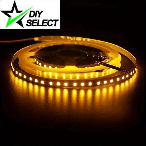 Led Strip 12V Yellow/Gold 2835 Non-Waterproof 120 Led p/mtr **LOCAL STOCK**