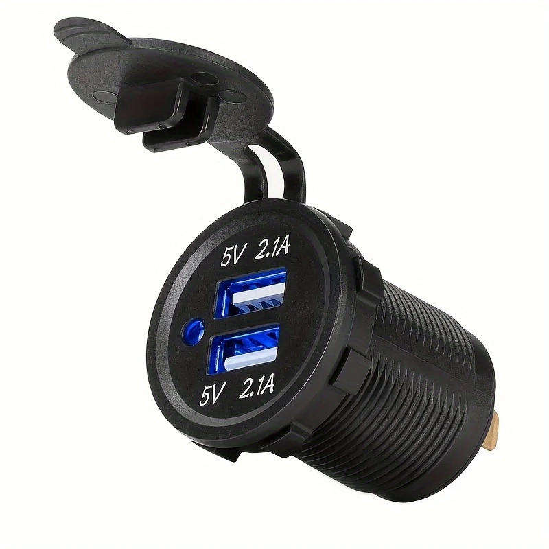 Car Charger 12V-24V DC to 5V 2.1A 2x USB **LOCAL STOCK**
