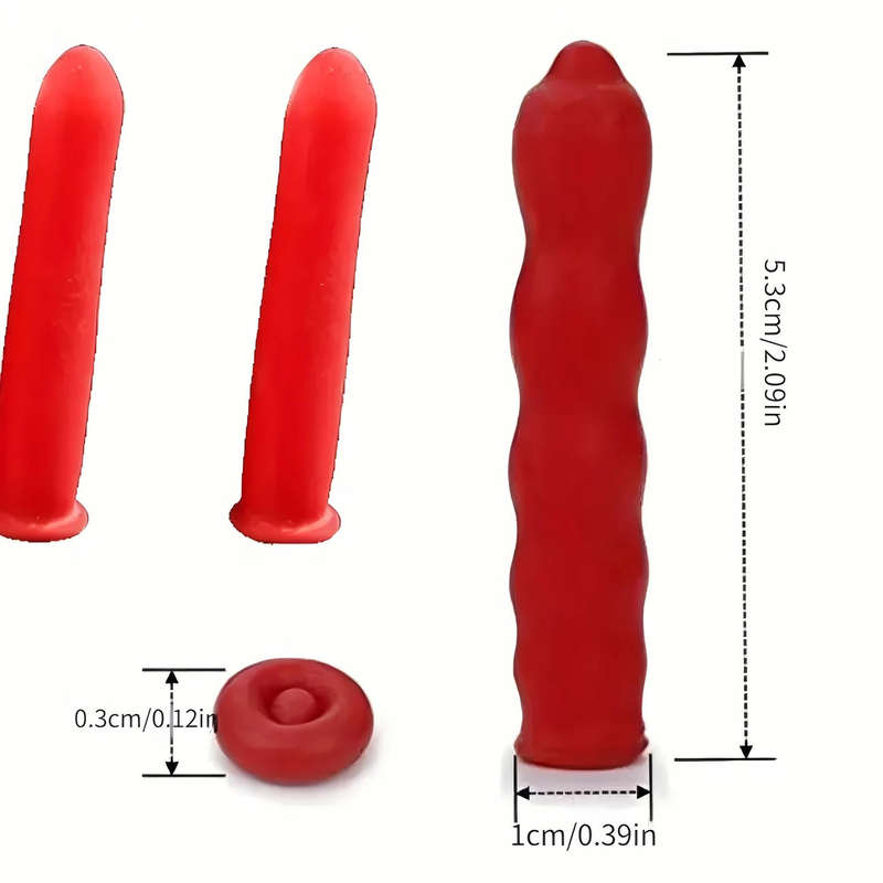 Silicon Tube Red Rubber Cap for Caulking Gun (Prevent Product Hardening) **LOCAL STOCK**