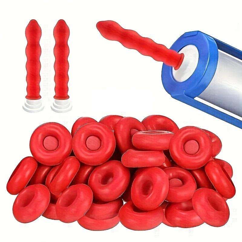 Silicon Tube Red Rubber Cap for Caulking Gun (Prevent Product Hardening) **LOCAL STOCK**
