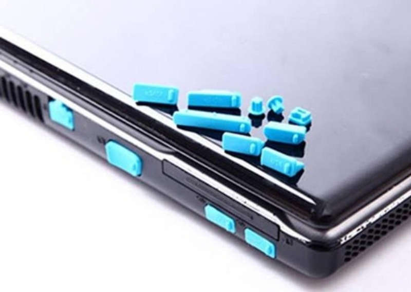 1 Set 25-Piece Laptop & Phone Port Dust Plug Set  Multi Colours