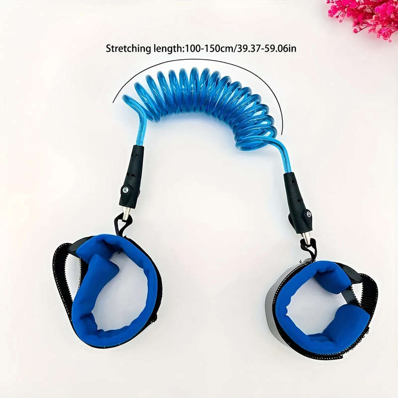 Anti-Lost Bracelet for Kids  Adjustable Safety Wrist Strap with 360° Rotating Cord