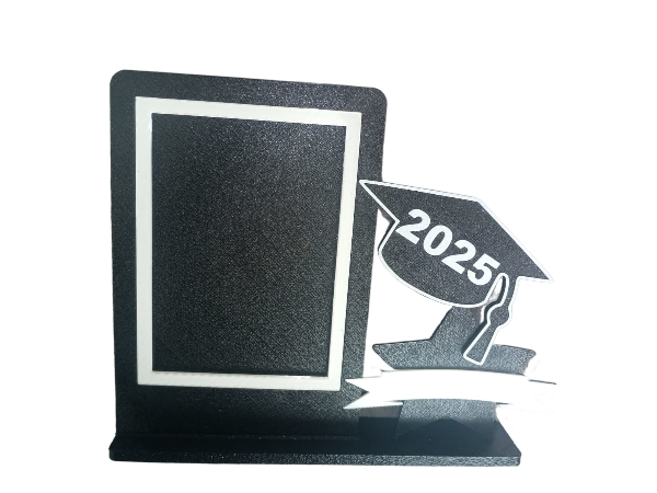 Graduation Frame 2025  Photo Keepsake with Cap Cutout for Celebrating Academic Achievements