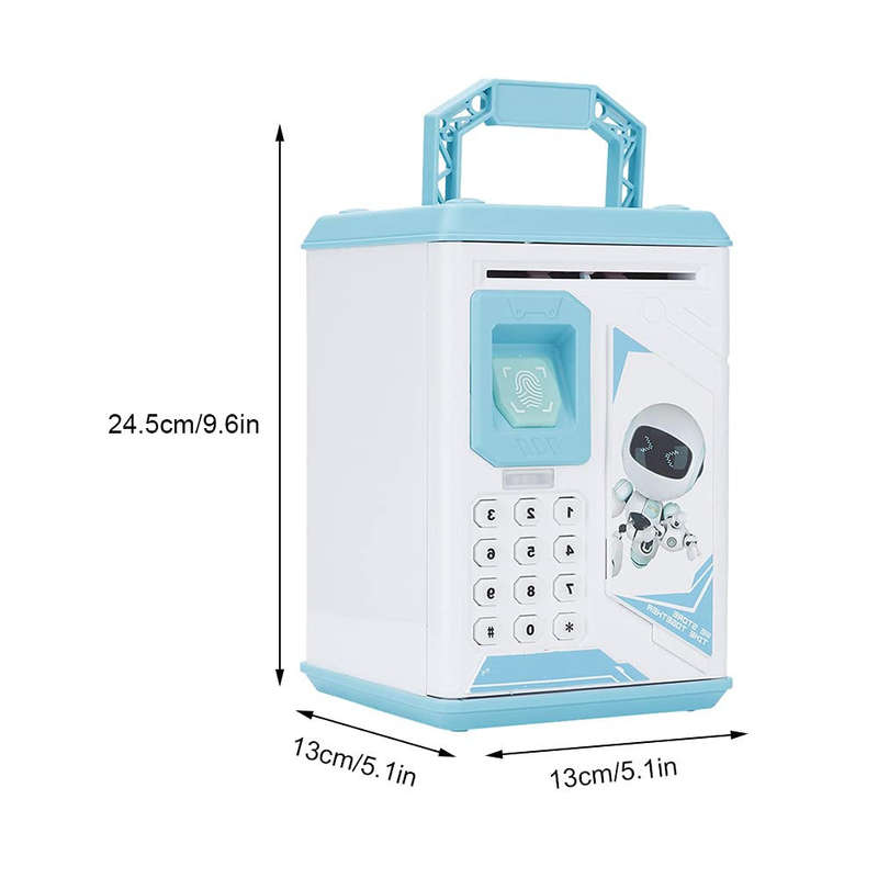 [Fingerprint Password Piggy Bank] Manual Roll Fingerprint Password Box