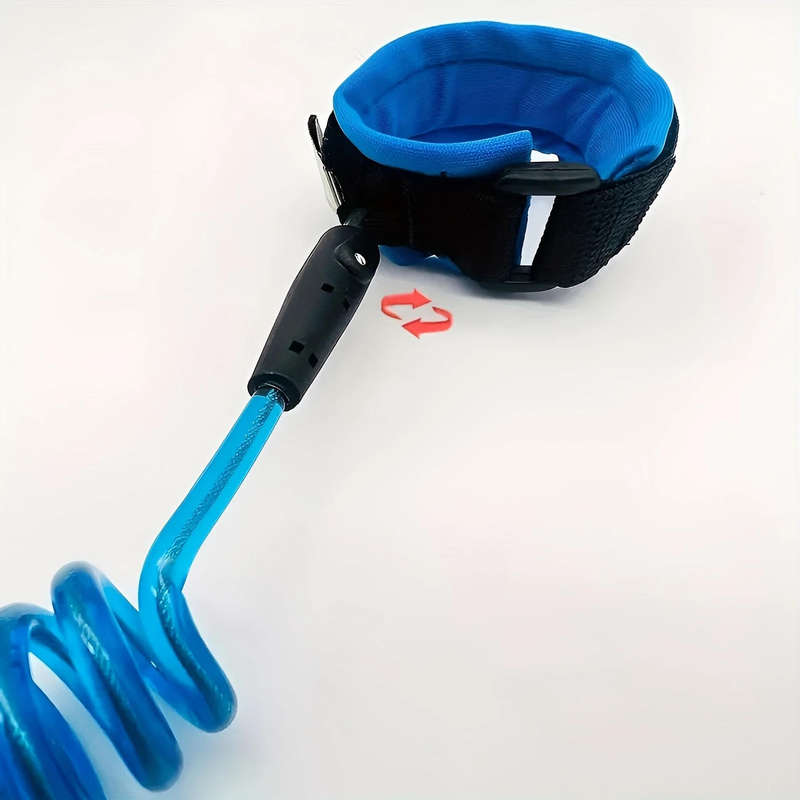 Anti-Lost Bracelet for Kids  Adjustable Safety Wrist Strap with 360° Rotating Cord