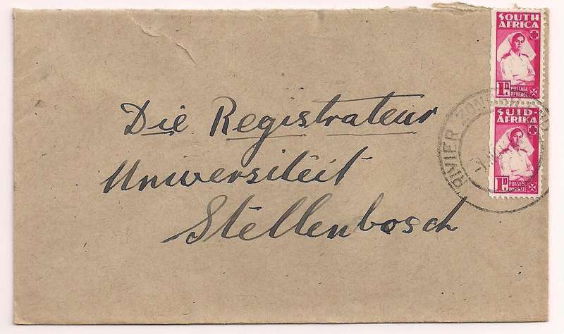 South Africa 1944 Bantam cover  RIVIER ZONDEREND