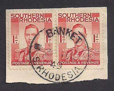 S. Rhodesia 1949 Postmark: Banket
