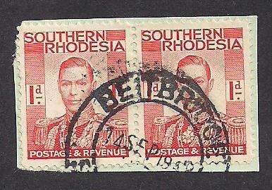 S. Rhodesia 1940s Postmark: Beit Bridge