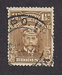 Rhodesia (BSAC) 1922 Postmark: T.P.O. Up