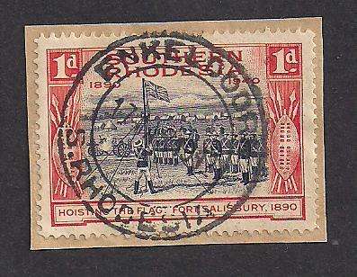S. Rhodesia 1942 Postmark: Enkeldoorn