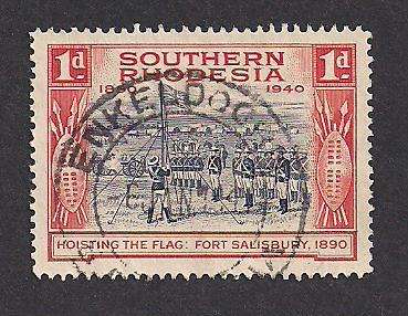 S. Rhodesia 1941 Postmark: Enkeldoorn