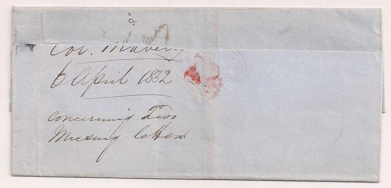 GB / Cape of Good Hope 1852 OHMS Wrapper  WL Maberly