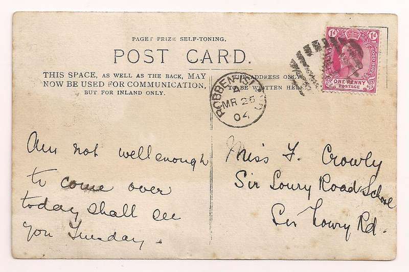 Cape of Good Hope: Robben Island 1904 used PPC