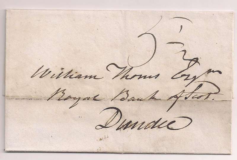 Great Britain 1837 Entire - ABERBROTHWICK