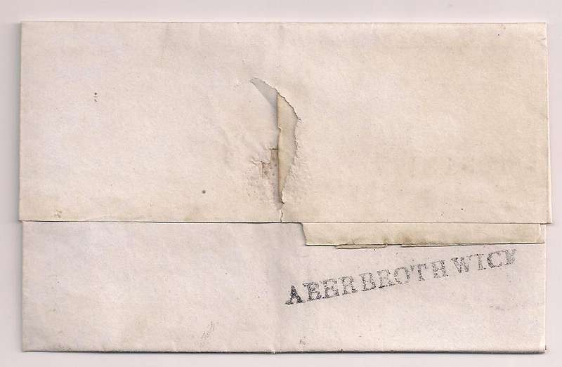 Great Britain 1837 Entire - ABERBROTHWICK