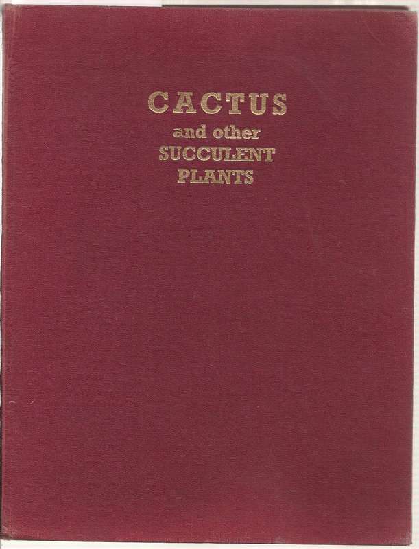 Cactus and other Succulent Plants, Roan
