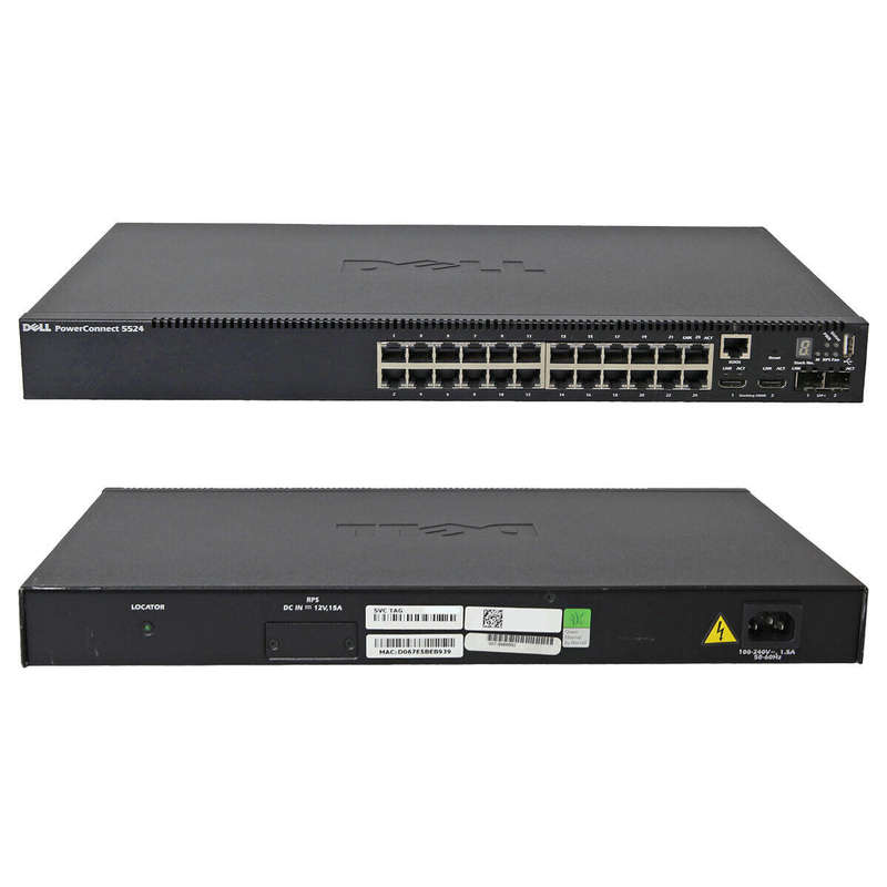 Dell Power connect 5524P Managed Switch