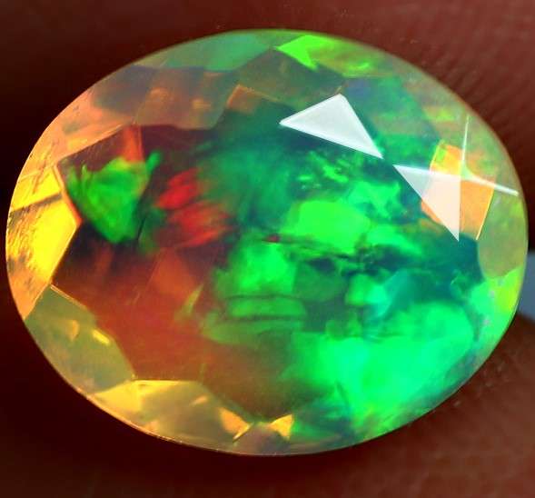 1.70 Ct. IF Awesome 10 x 8.00mm Rainbou multi Flashy 3DSolid Co,or Welo Opal