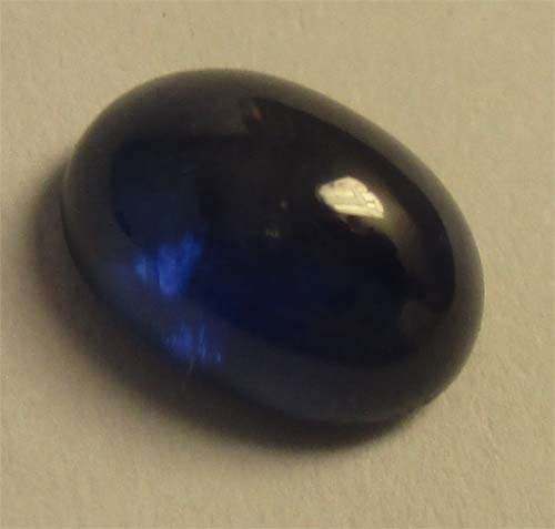 1.31 ct Blue sapphire 7.00 x 5.00mm Oval cabochon
