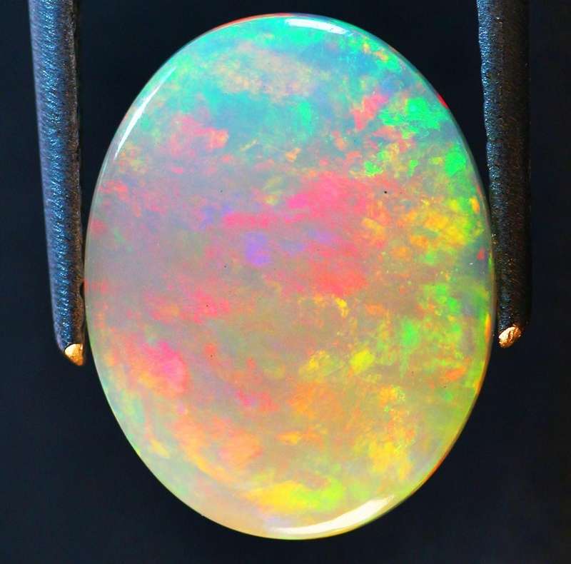 6.10Ct.IF Oval 15 x 12 mm 3DMulti Flashy 100% Genuine Solid Welo Cut Opal