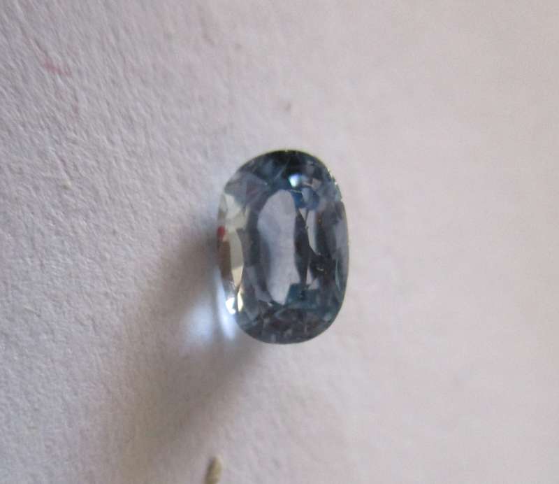 Blue Sapphire 0.38ct. oval faceted cut 4.80 x 3.80 mm