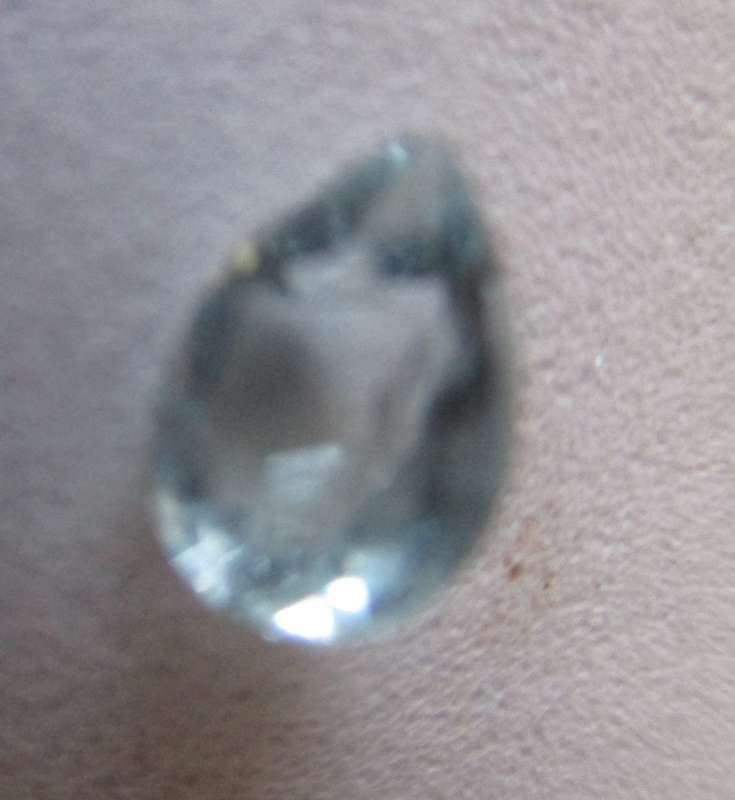 Genuine aquamarine 7.00 x 5.00 mm Pear .72ct.
