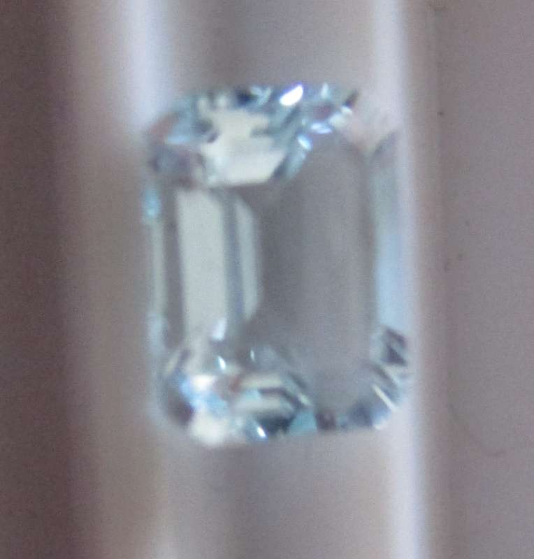 8.00x x 6.00 mm Emerald cut Aquamarine 1.47ct.