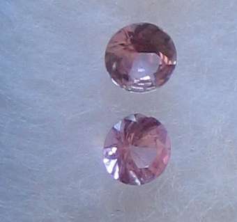 Pink Sapphires 2.10mm Round cut 2 pieces- price for each