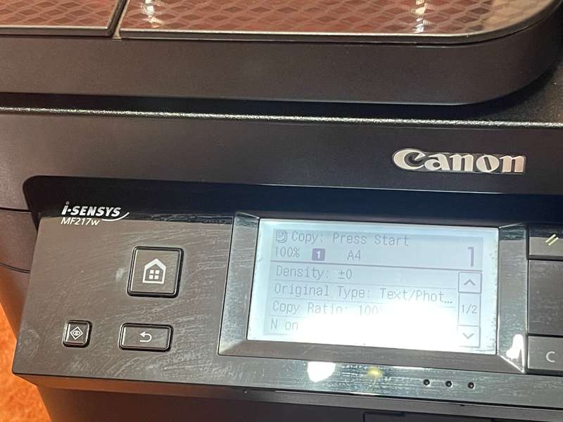 Canon I-Sensys MF217w 4 in 1 Laser Printer