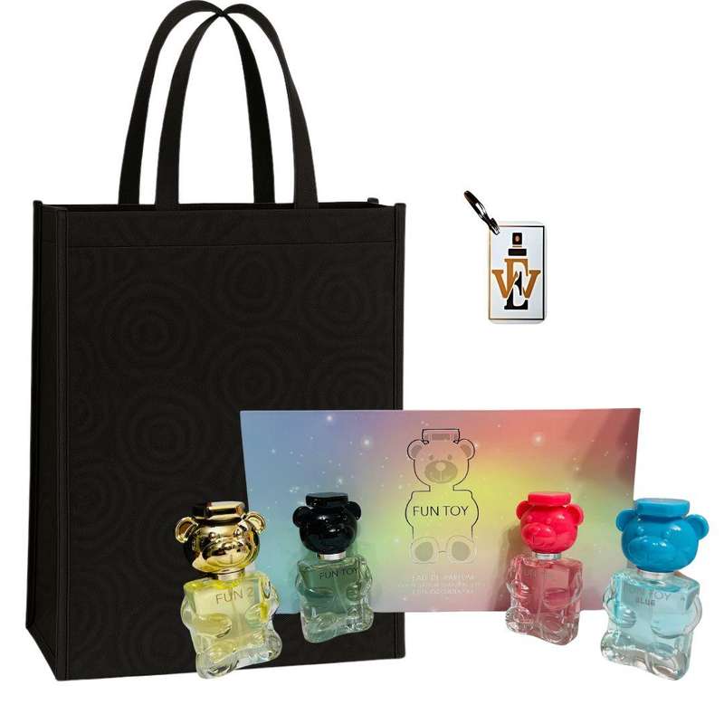 Luca Him & Her Fragrance Perfume Gift Set - 4x30ml EDP + Keyring & Premium Gift Bag COMBO