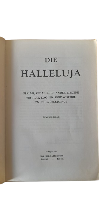 Die Halleluja met blad musiek (with sheet music)