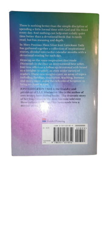 More Precious than Silver - Daily Devotional - Joni Eareckson Tada - 9780551031852