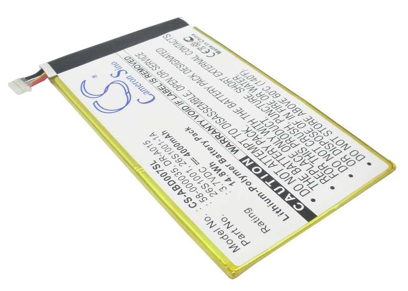 Tablet Battery  CS-ABD007SL  for  Amazon Kindle  Fire 7"  58-000035  etc