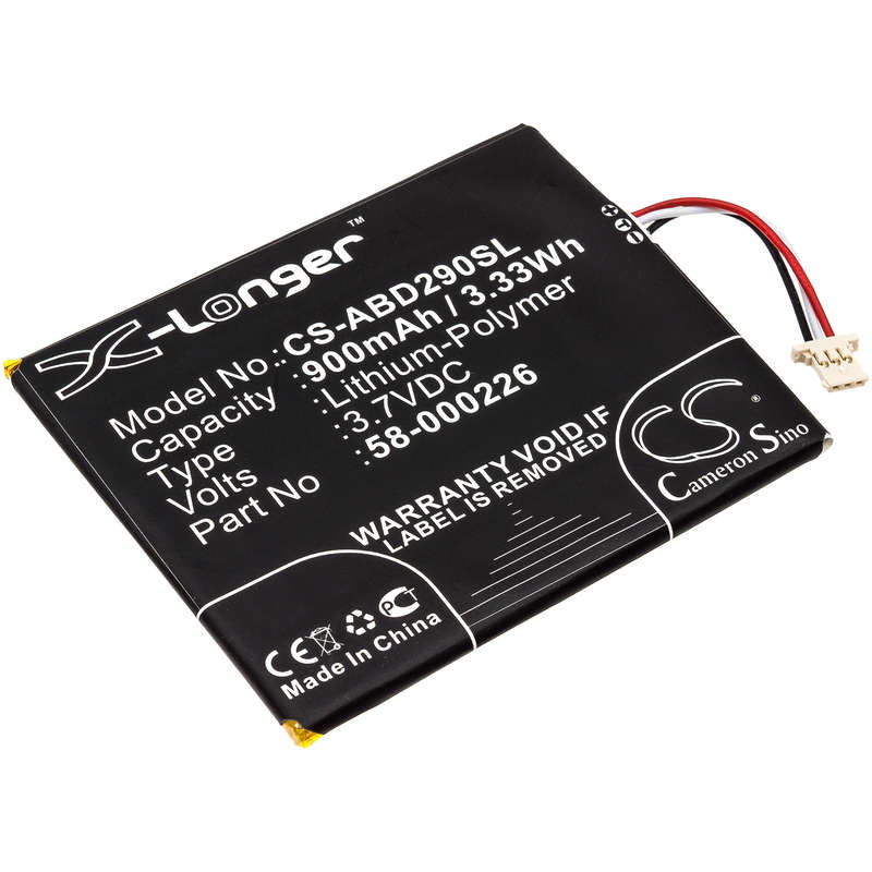 Ebook, eReader Battery Ebook, eReader Battery  CS-ABD290SL  for  Kindle 10th J9G29R  etc.