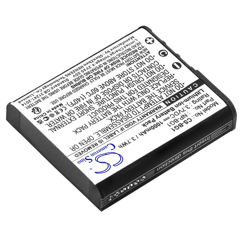 Camera Battery  CS-BG1   for  SonyCyber-shot DSC-W170/N  NP-BG1etc.