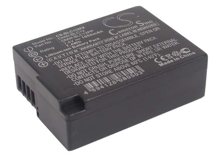 Camera Battery CS-BLC12MX for PANASONIC DMW-BLC12 etc.