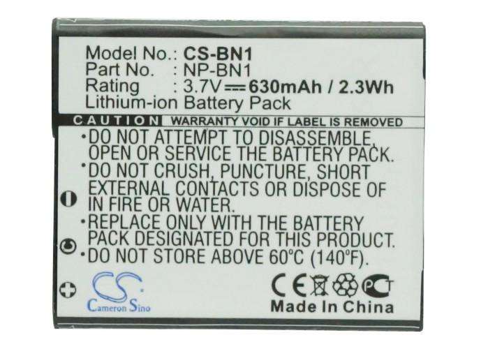 Camera Battery  CS-BN1  for  SonyCyber-shot DSC-T110  NP-BN and NP-BN 1 etc