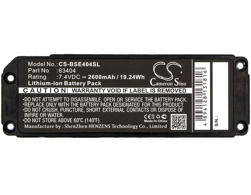 Speaker Battery CS-BSE404SL for BOSE Soundlink Mini