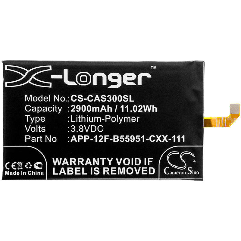 Mobile, SmartPhone Battery  CS-CAS300SL  for  CATS30  APP-12F-B55951-CXX-111