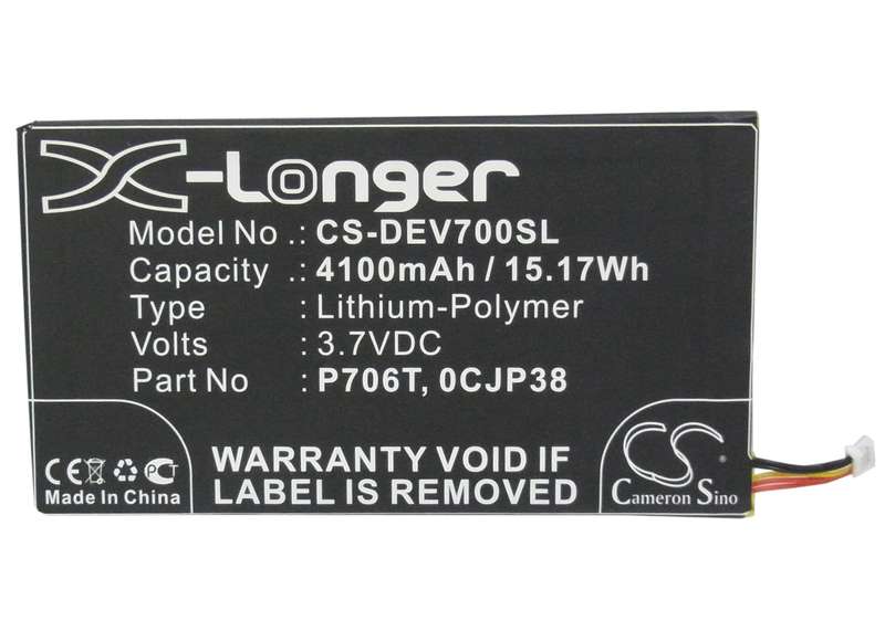 Tablet Battery  CS-DEV700SL  for  DELL VENUE 7  ect.