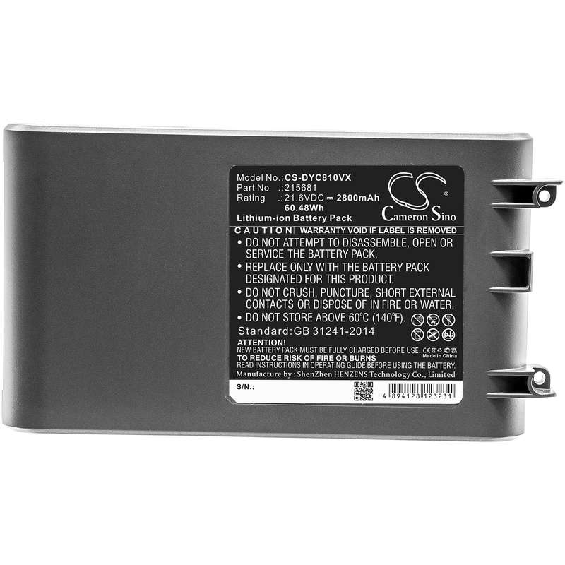 Vacuum Battery CS-DYC810VX for DYSON V8 etc.