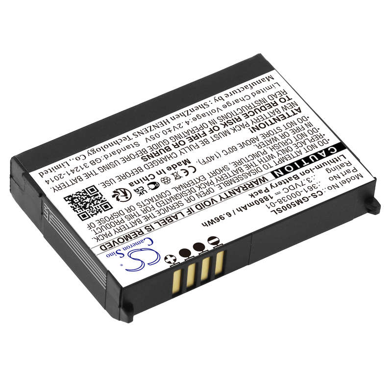 GPS, Navigator Battery CS-GM500SL for Garmin Aera 500 etc.