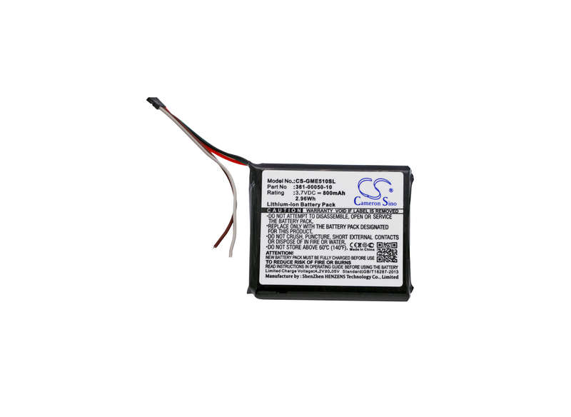 GPS, Navigator Battery  CS-GME510SL  for  Garmin  Edge 510  361-00050-03  etc