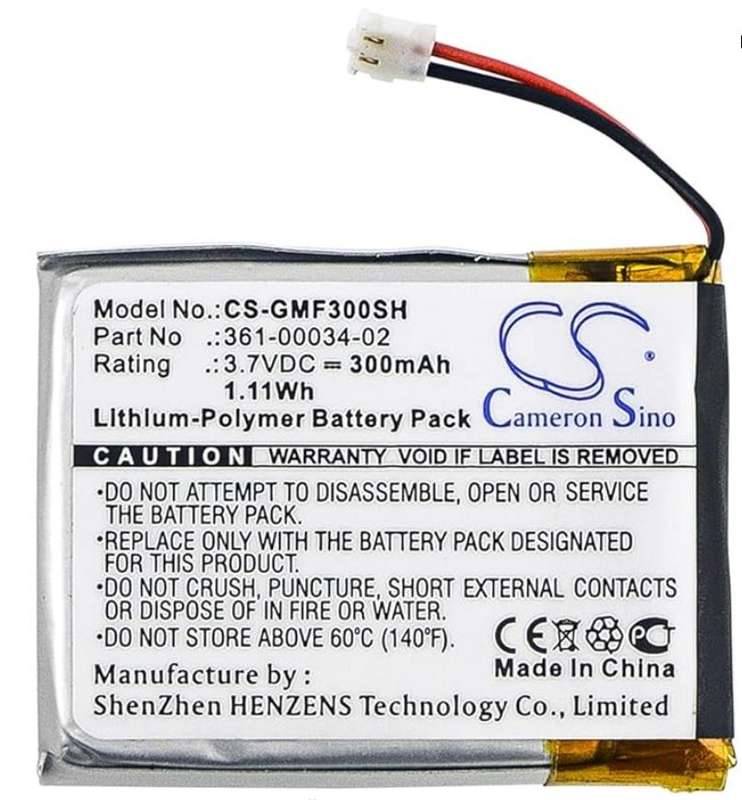 Smartwatch Battery CS-GMF300SH for Garmin Fenix 3  etc.