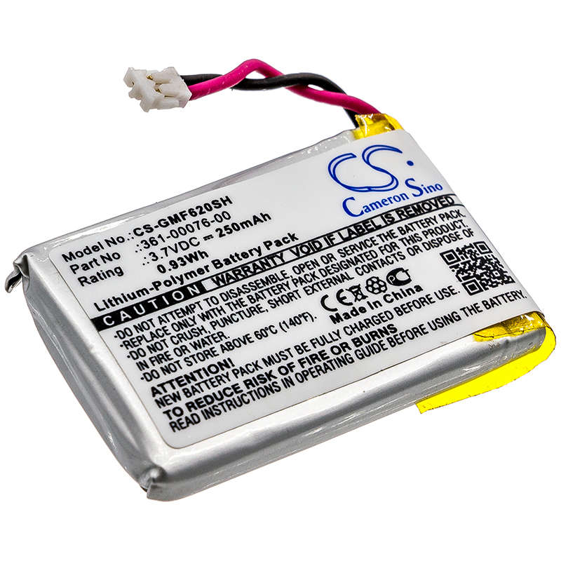 Smartwatch Battery  CS-GMF620SH  for  Garmin Forerunner  620  361-00076-00