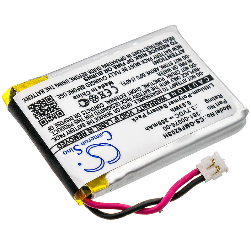 Smartwatch Battery  CS-GMF620SH  for  Garmin Forerunner  620  361-00076-00