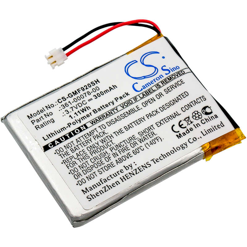 Smartwatch Battery  CS-GMF920SH  for  GarminForerunner 920XT  361-00078-00