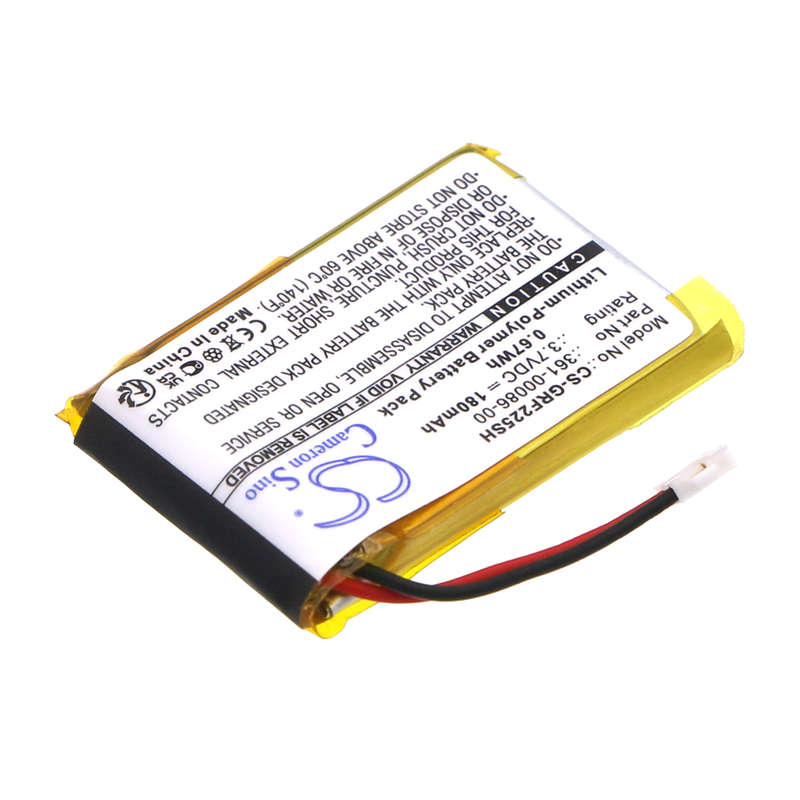 Smartwatch Battery  CS-GRF225SH  for  Garmin  Forerunner  225  361-00086-00  etc.
